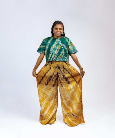 Adire Crop Top & Palazzo