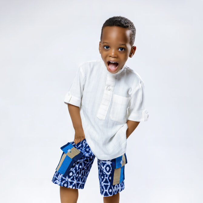 Ire Adire and ASo Oke Shorts