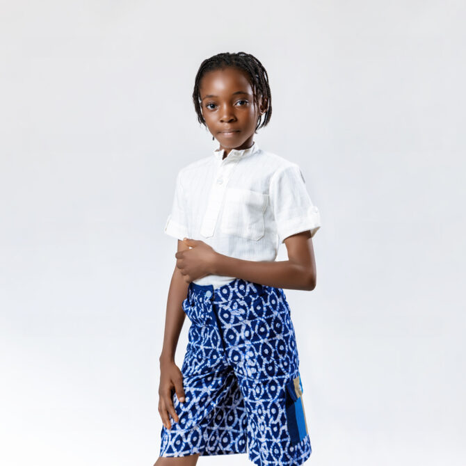 Ire Adire and ASo Oke Shorts