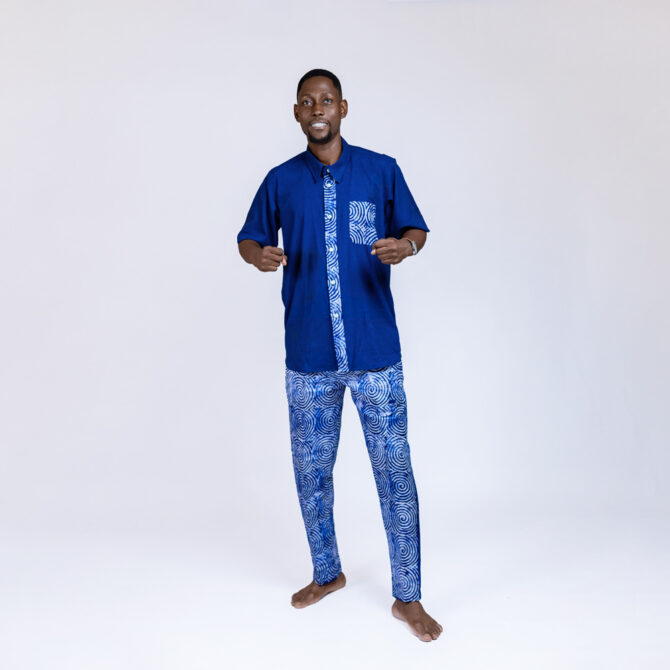 Adire + Linen Fusion ( Long)
