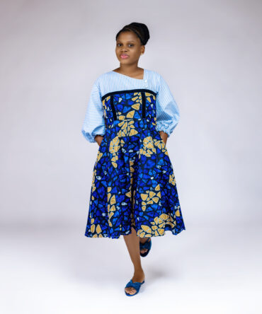 Bimbo Dress – Patterned Chic with Ankara Flair