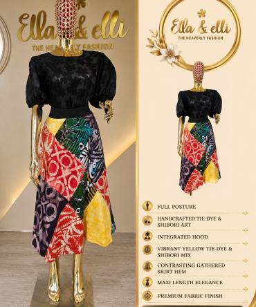 ALARA -SKIRT &TOP  (BLACK TOP 35K)